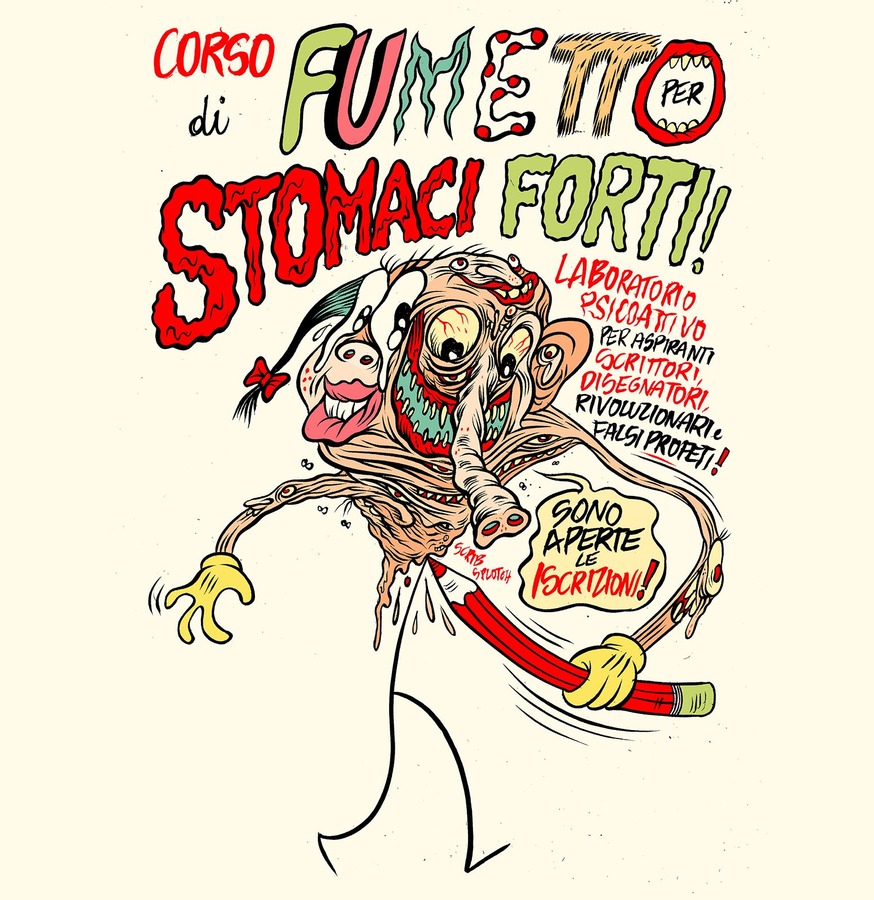 scaldasole-books-Corso di fumetti per stomaci forti con Ivan Hurricaine