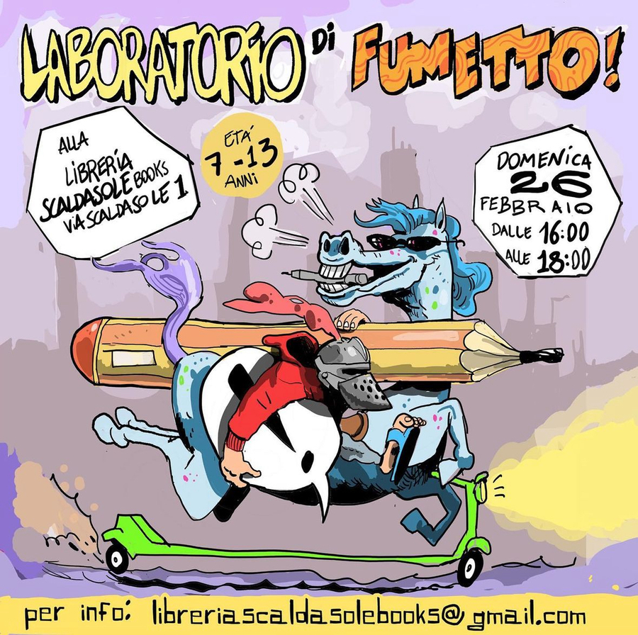 scaldasole-books-Laboratorio di fumetto per bambini con Jazz Manciola
